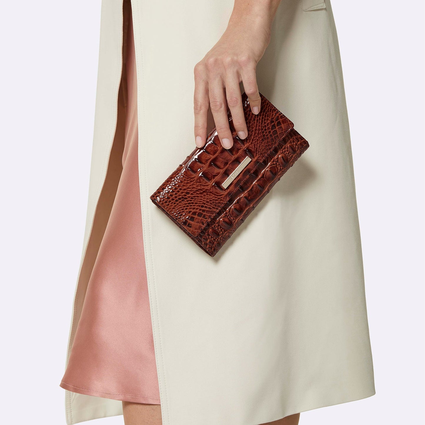Brahmin Melbourne Collection Cordelia Wallet, Sriracha