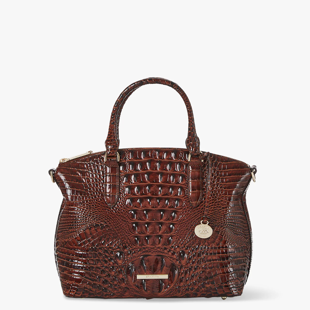 Brahmin Melbourne Collection Duxbury Satchel, Pecan