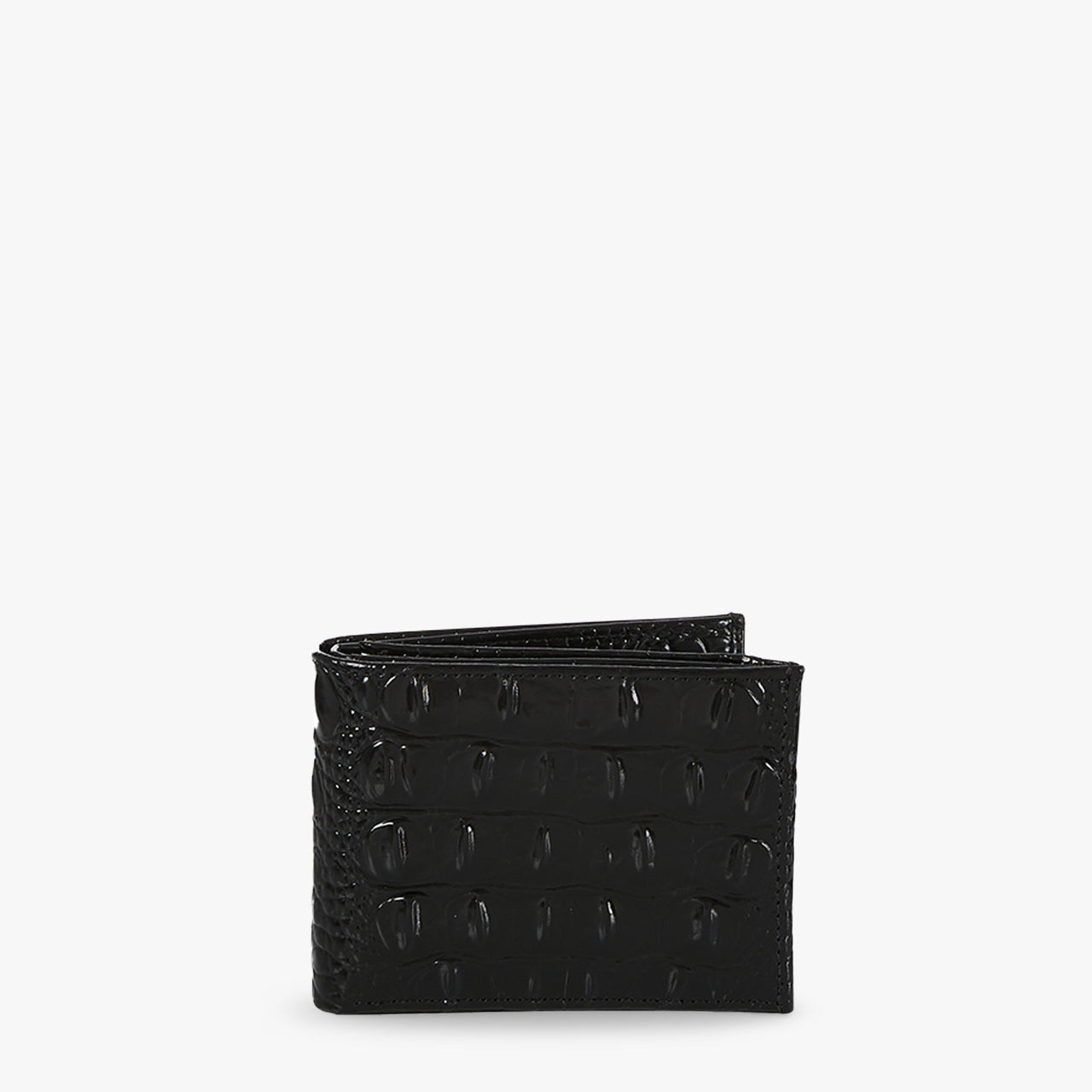 Brahmin Melbourne Collection Men's Bifold Wallet, Black