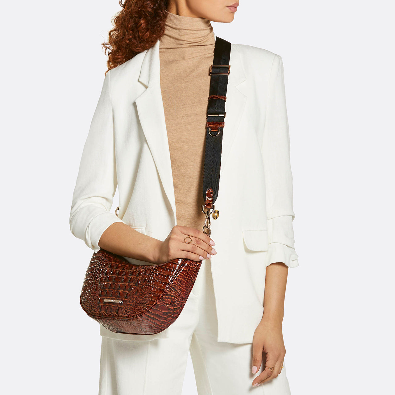 Brahmin Melbourne Collection Percy Crossbody, Anchor