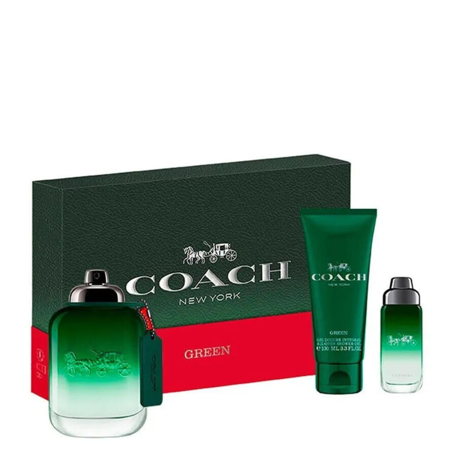 COACH - Green 3 Piece Gift Set