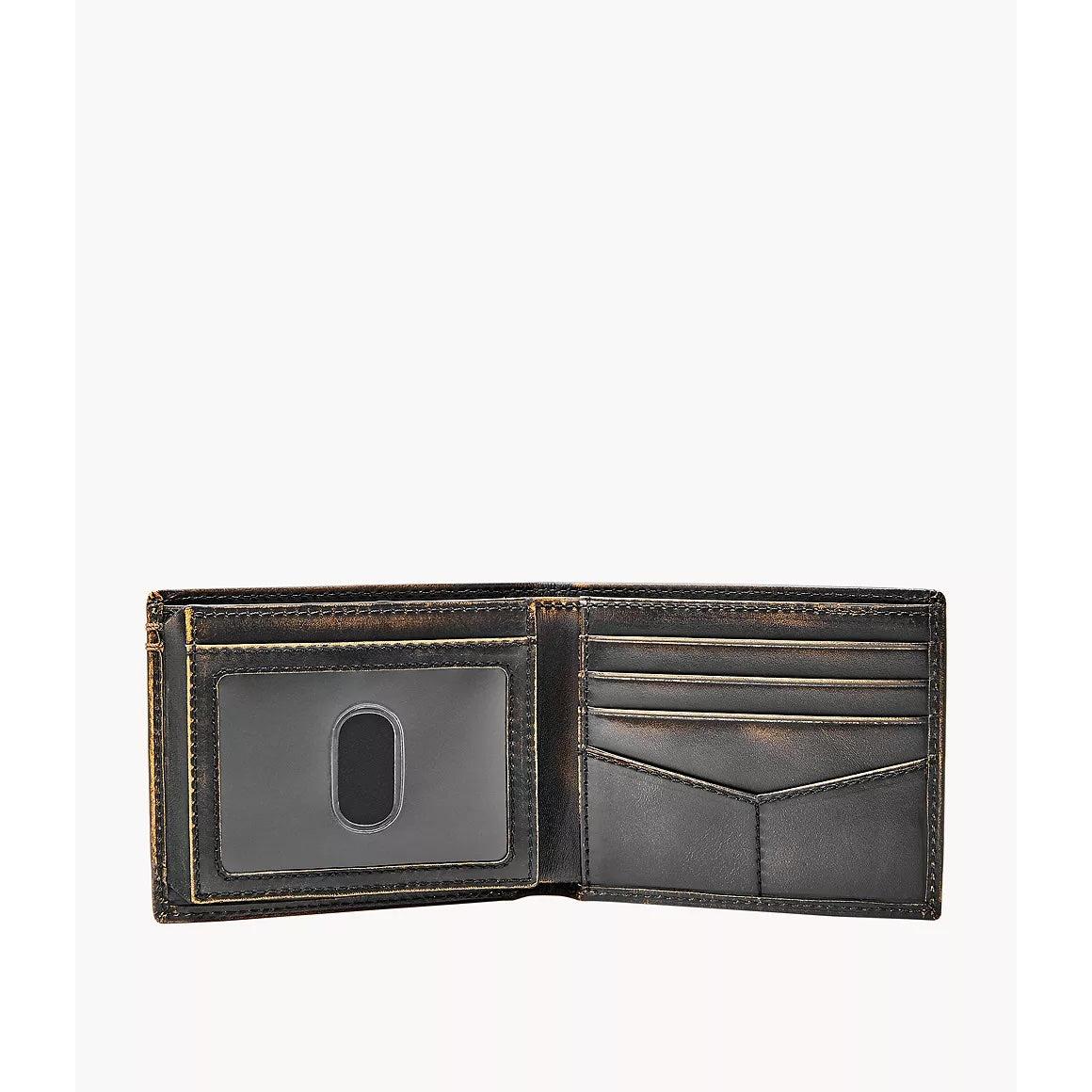 Fossil Wade Bifold Wallet, Black
