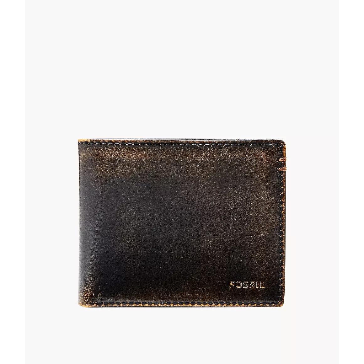 Fossil Wade Bifold Wallet, Black
