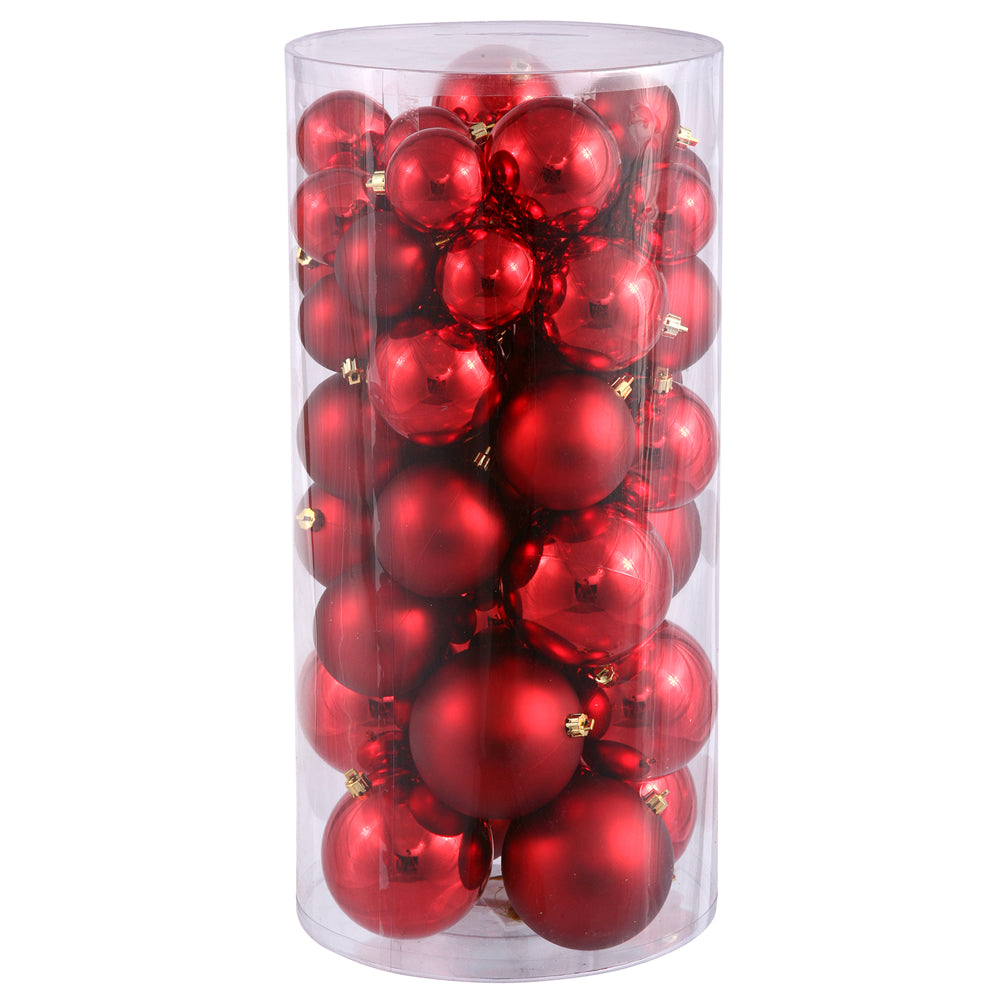 Red Shiny & Matte Ornament
