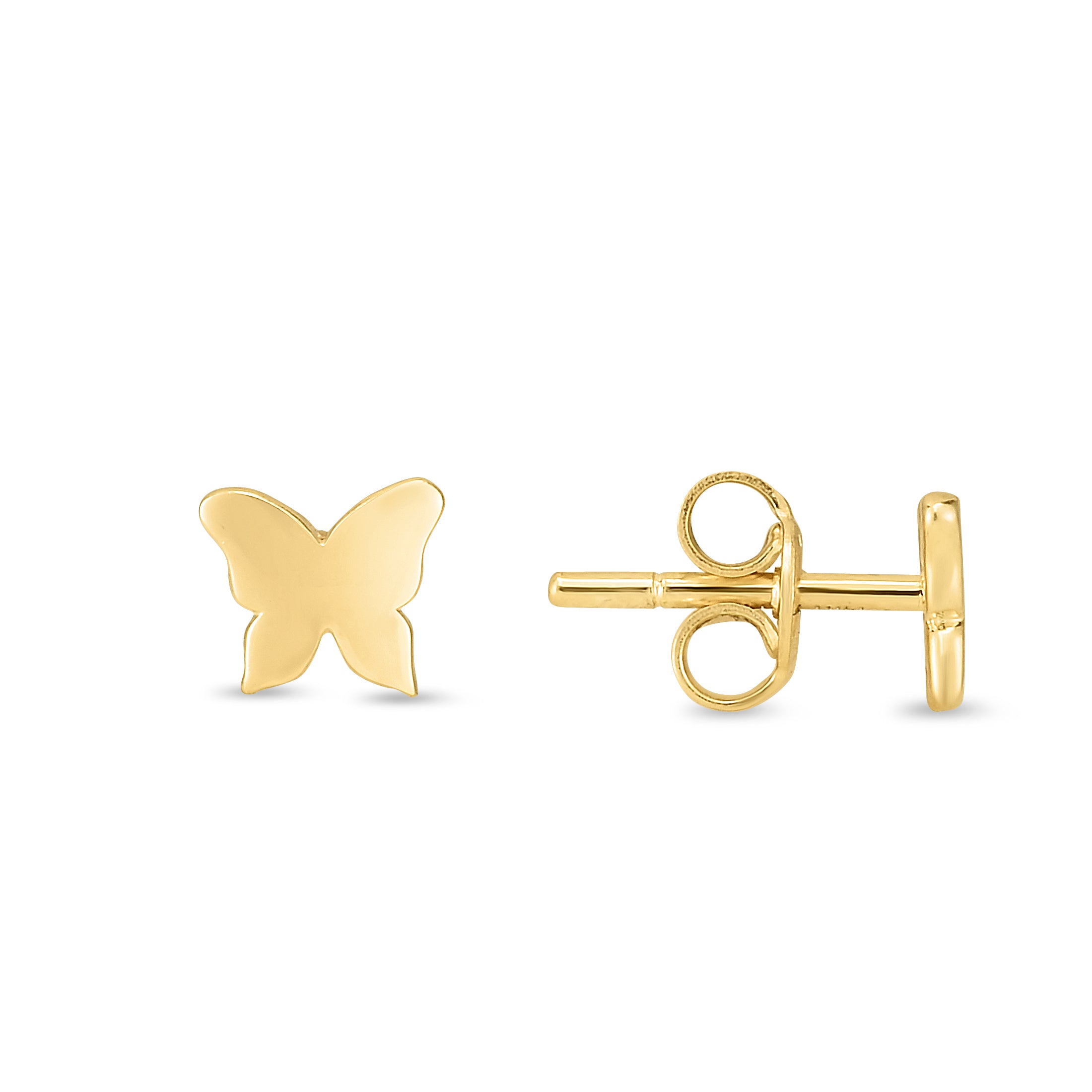 14K Butterfly Earrings