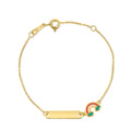 14K Rainbow Bracelet, Children's