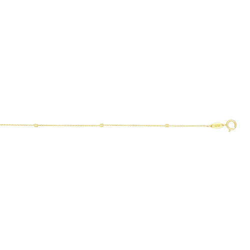 14K Saturn Chain, 1.5mm