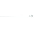 14K White Classic Box Chain, 0.60mm