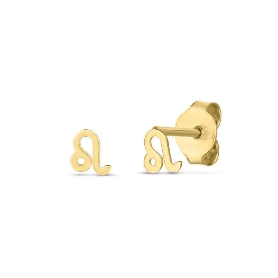 14K Zodiac Earrings