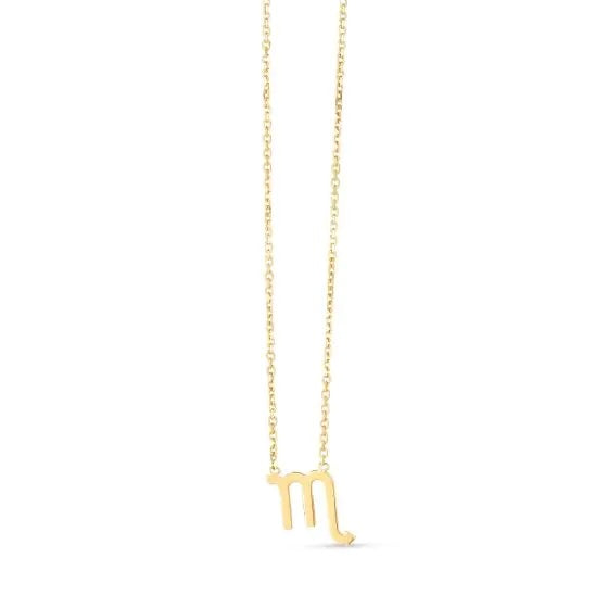 14K Zodiac Necklaces