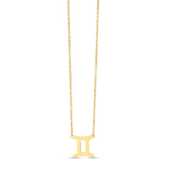 14K Zodiac Necklaces