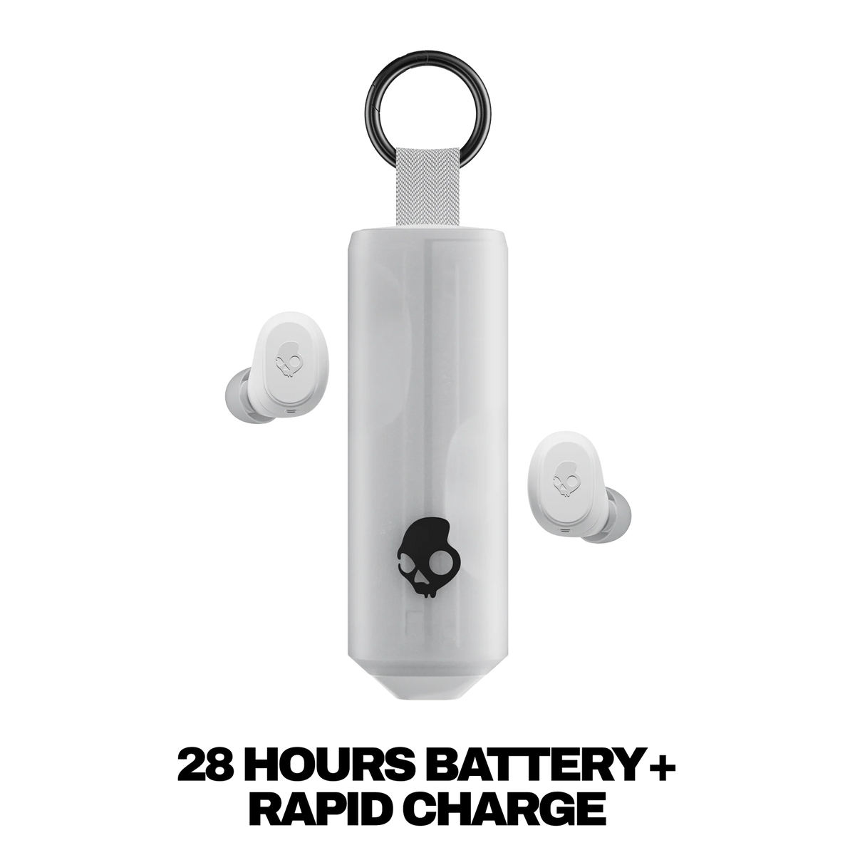 Skullcandy Dime 360 Earbuds, Bone