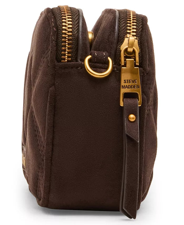 Bolso bandolera Steve Madden Daisy, color negro