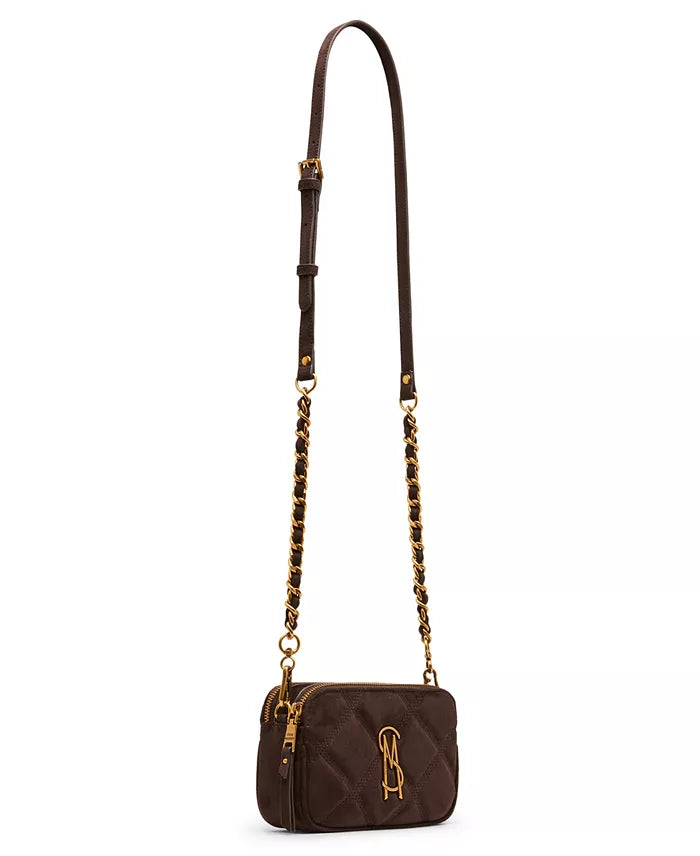 Bolso bandolera Steve Madden Daisy, color negro