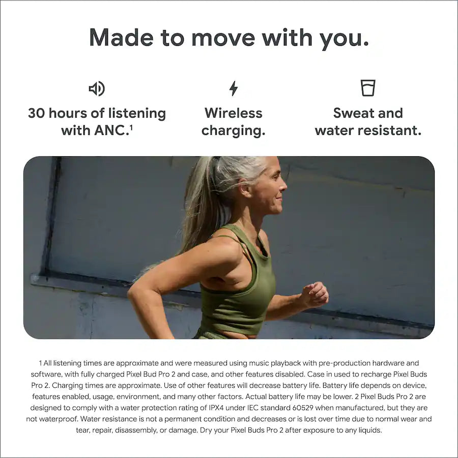 Google Pixel Buds Pro 2 Wireless Earbuds, Hazel