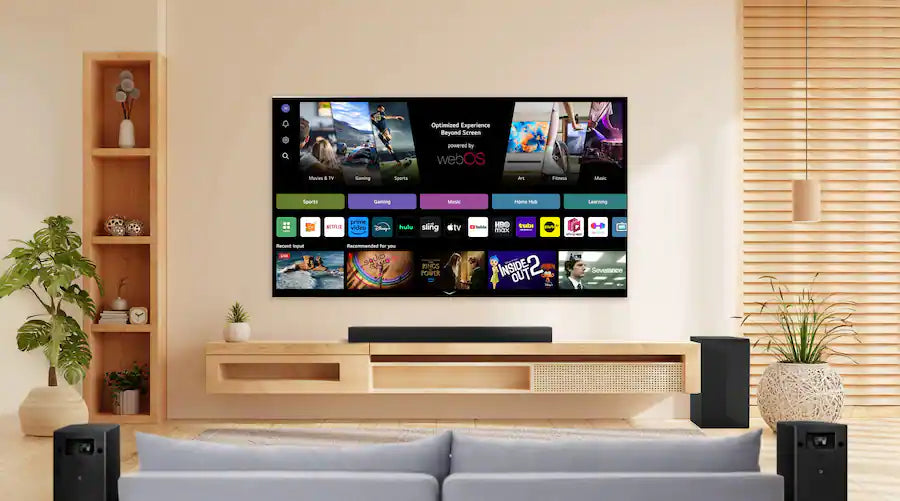 LG 5.1 Channel Home Theater Soundbar, Black