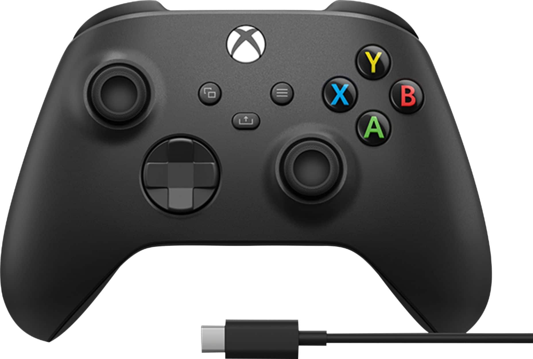 Xbox Wireless Controller + USB-C Cable, Carbon Black
