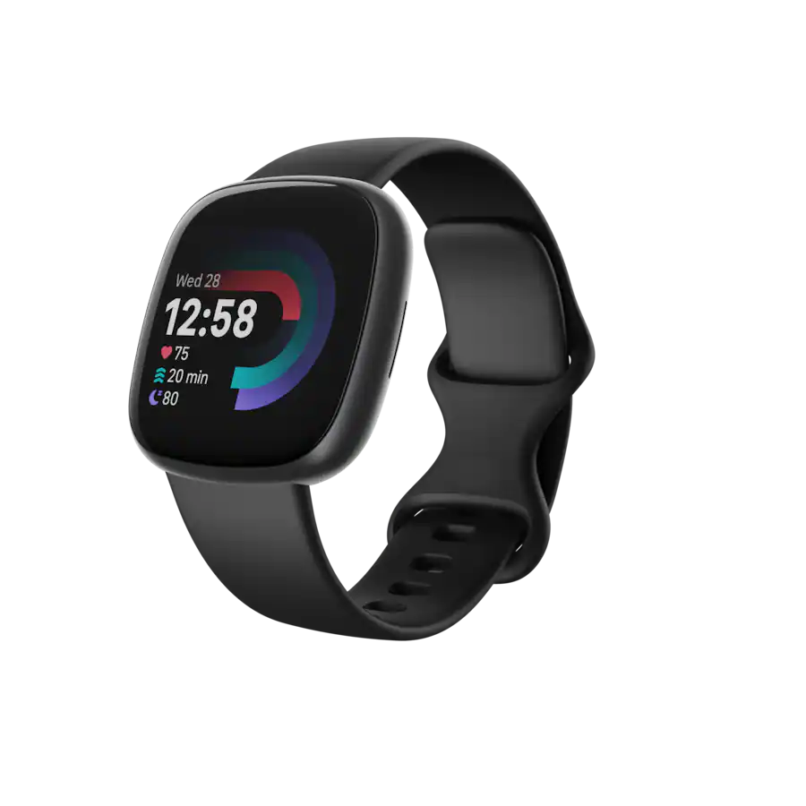 Fitbit Versa 4 Fitness Smartwatch Graphite, (2022)
