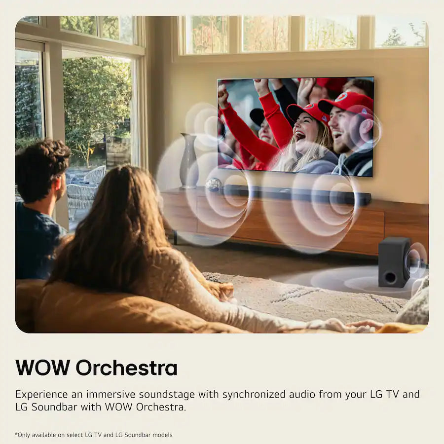 LG 5.1 Channel Home Theater Soundbar, Black
