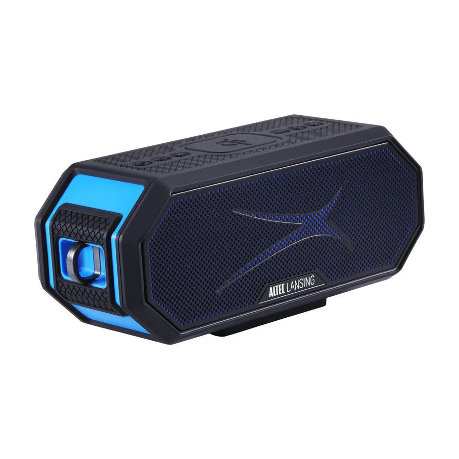 Altec Lansing HydraBlast 2.0 Bluetooth Speaker, Black / Blue