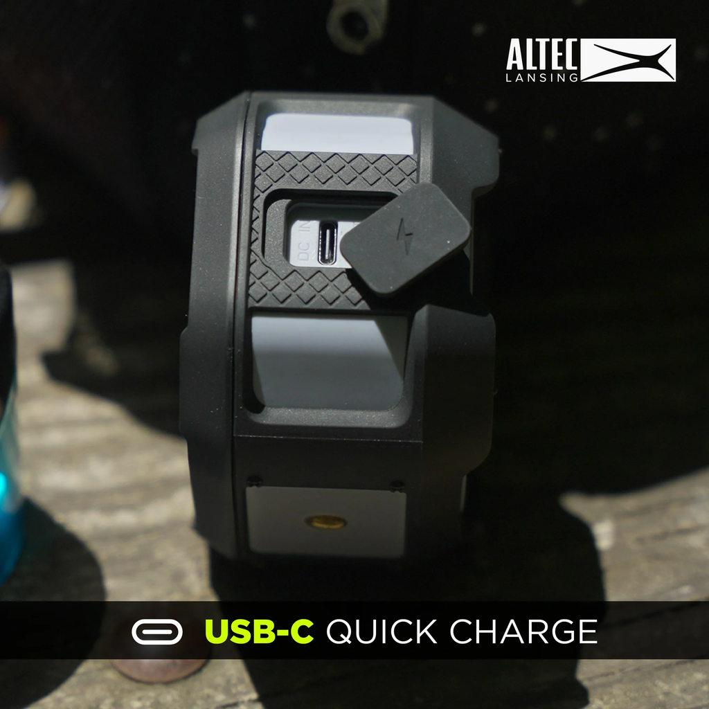 Altec Lansing HydraTrek EverythingProof Bluetooth Speaker, Black