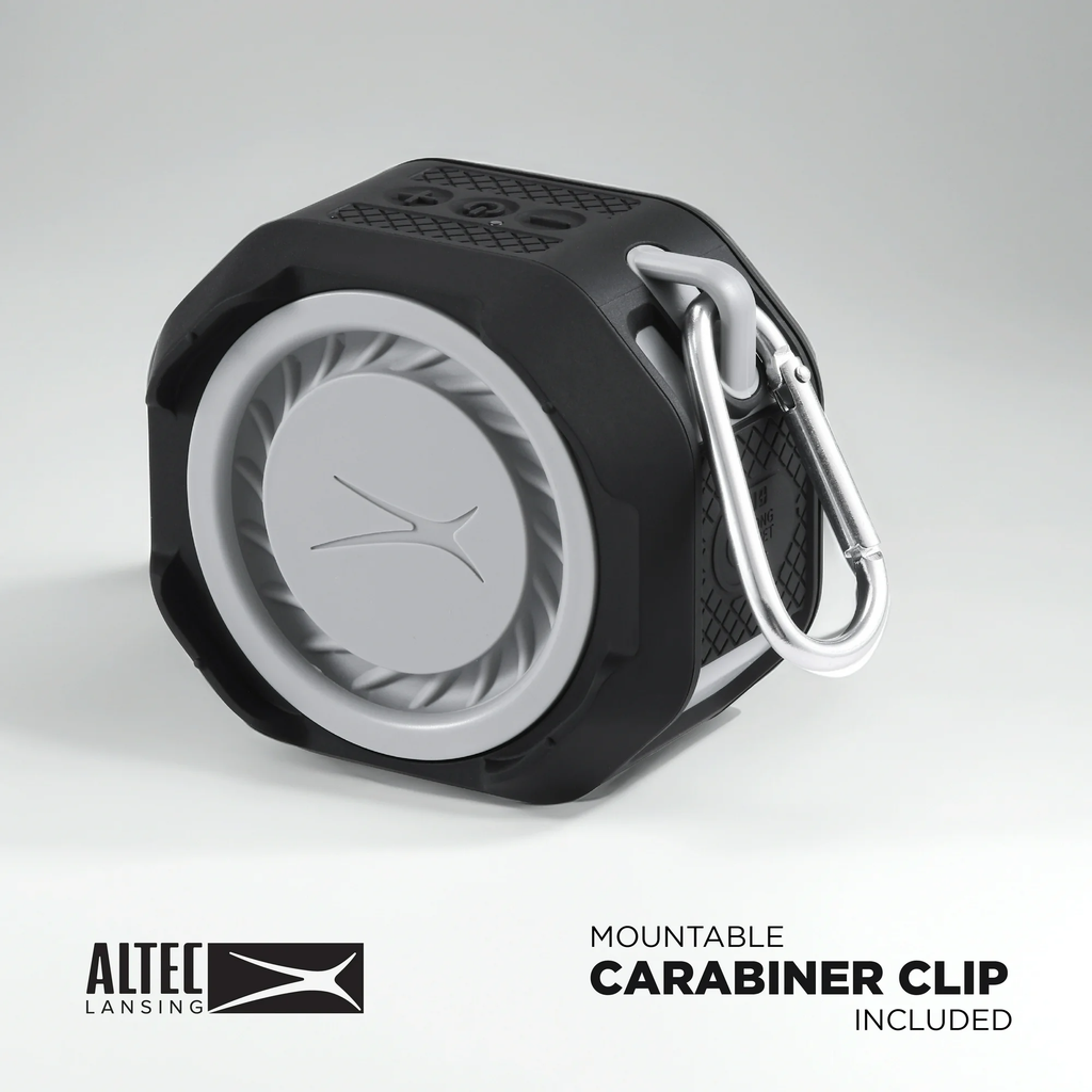 Altec Lansing HydraTrek EverythingProof Bluetooth Speaker, Black