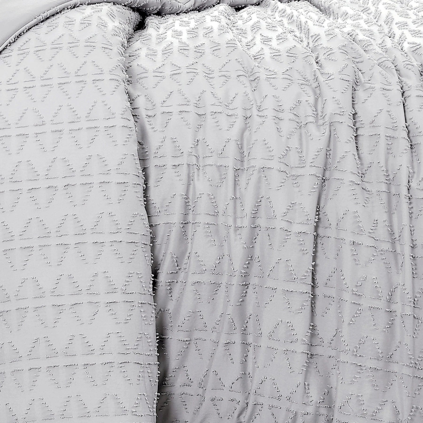Bali Duvet Cover Set, Light Grey