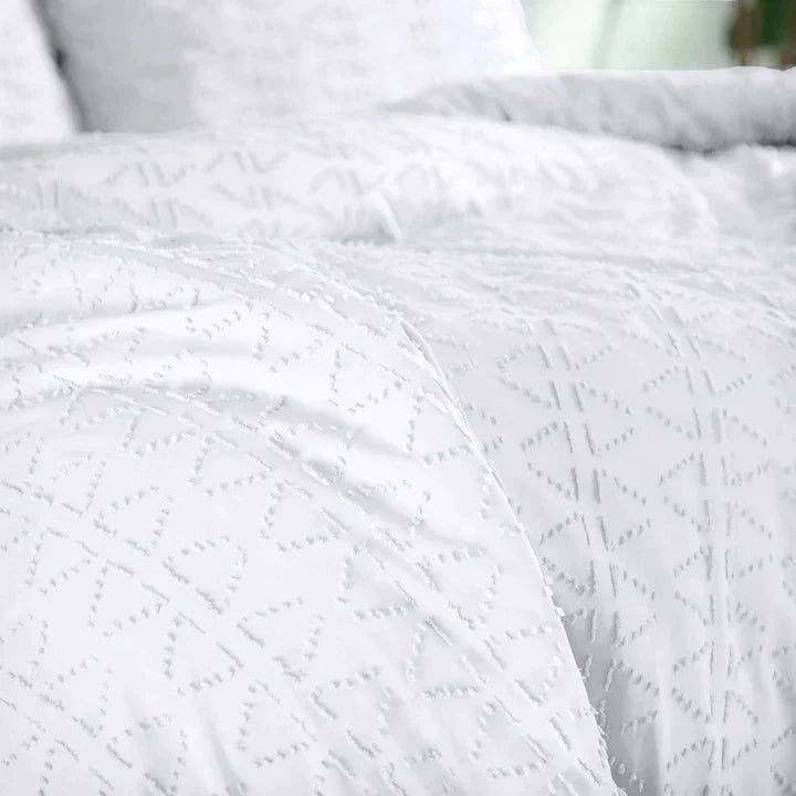 Bali Duvet Cover Set, White