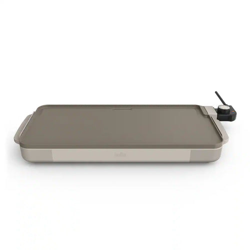 Bella 10" x 20" Ceramic Electric Griddle, Oatmilk