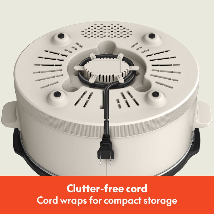 Bella 6 Quart Manual Slow Cooker, Oatmilk