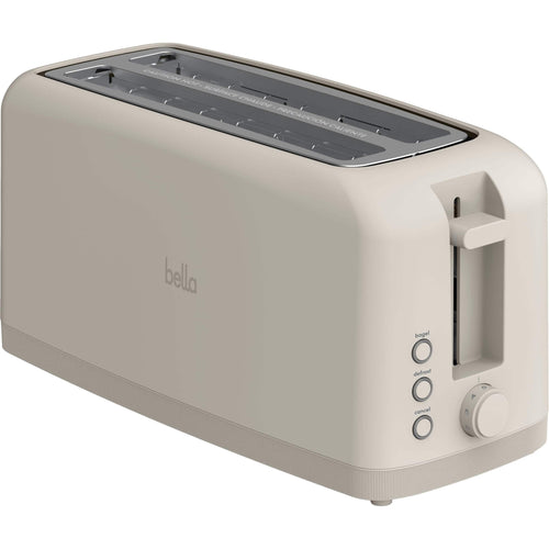 Bella Fits Anywhere 4 Slice Slim Toaster, Oatmilk