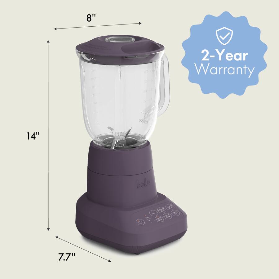 Bella Flip & Store Blender, Plum