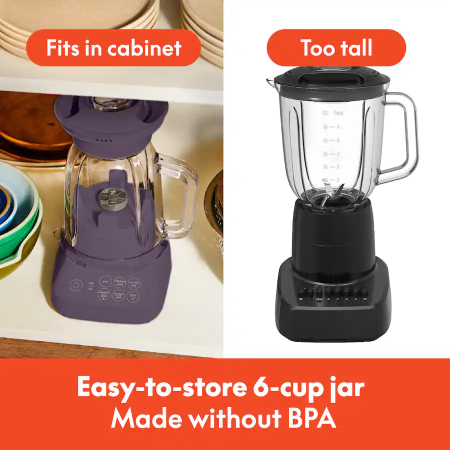Bella Flip & Store Blender, Plum