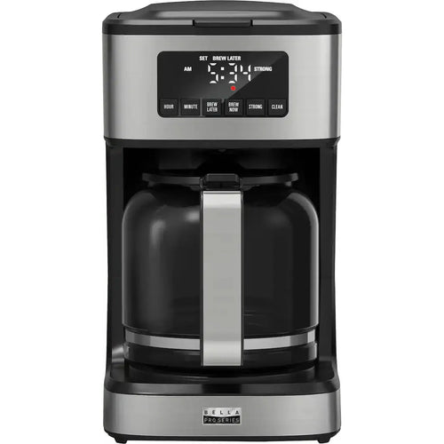 Bella PRO - 12-Cup Programmable Coffee Maker - Stainless Steel