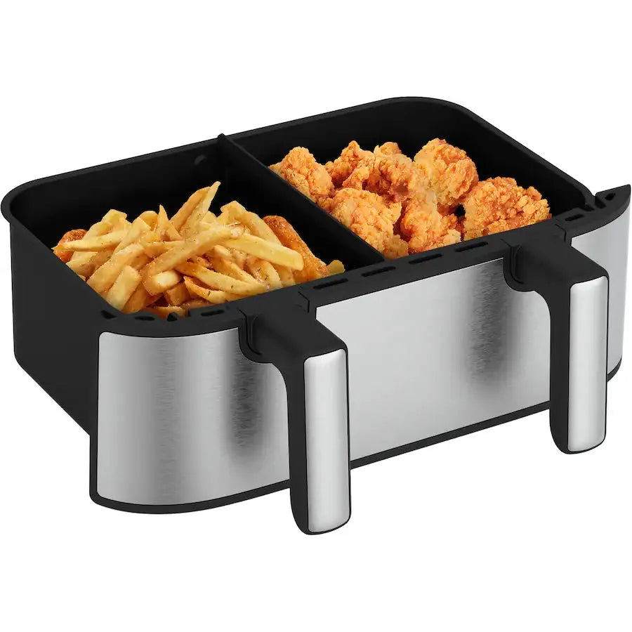 Bella PRO 4 Quart TriZone Touchscreen Air Fryer, Stainless Steel