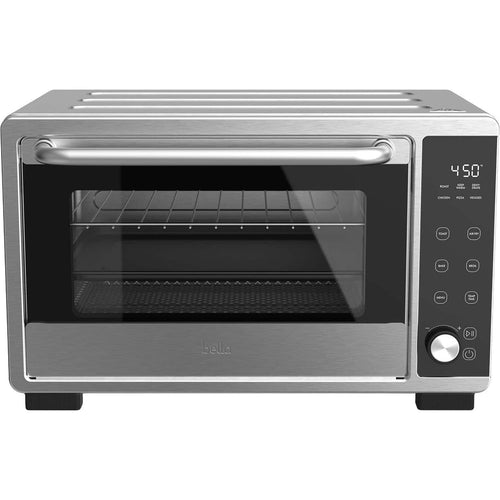 Bella PRO 6 Slice Air Fryer Toaster Oven, Stainless Steel