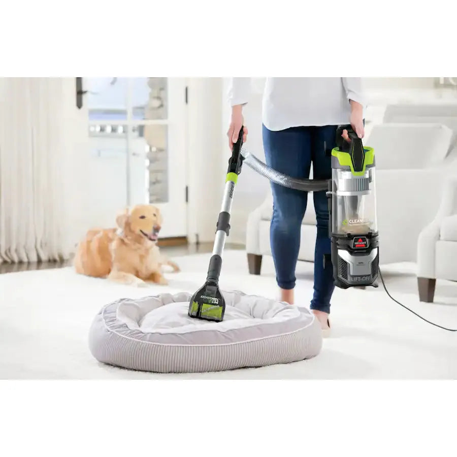 Bissell CleanView Allergen Lift-Off Pet Vacuum, Black/ Electric Green