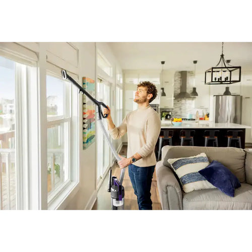 Bissell CleanView Compact Turbo Upright Vacuum, Black / Purple