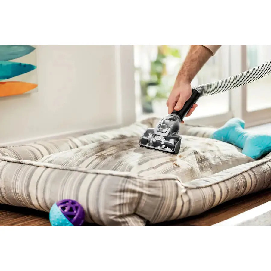 Bissell CleanView Compact Turbo Upright Vacuum, Black / Purple