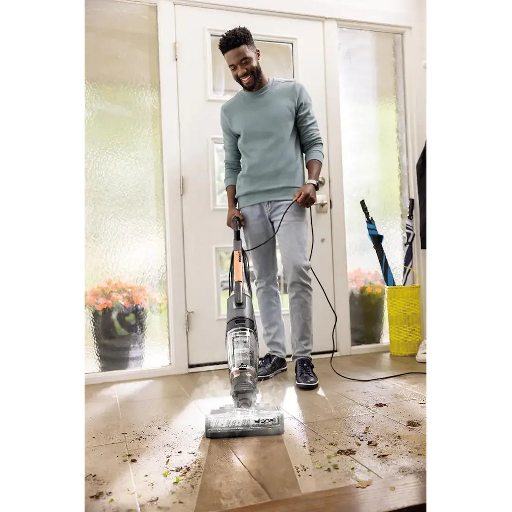 Bissell Crosswave Hydrosteam Corded Wet Dry Vac, Titanium/Cooper Harbor