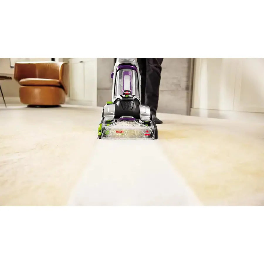 Bissell ProHeat 2X Revolution Pet Pro Plus Corded Upright, Silver / Purple
