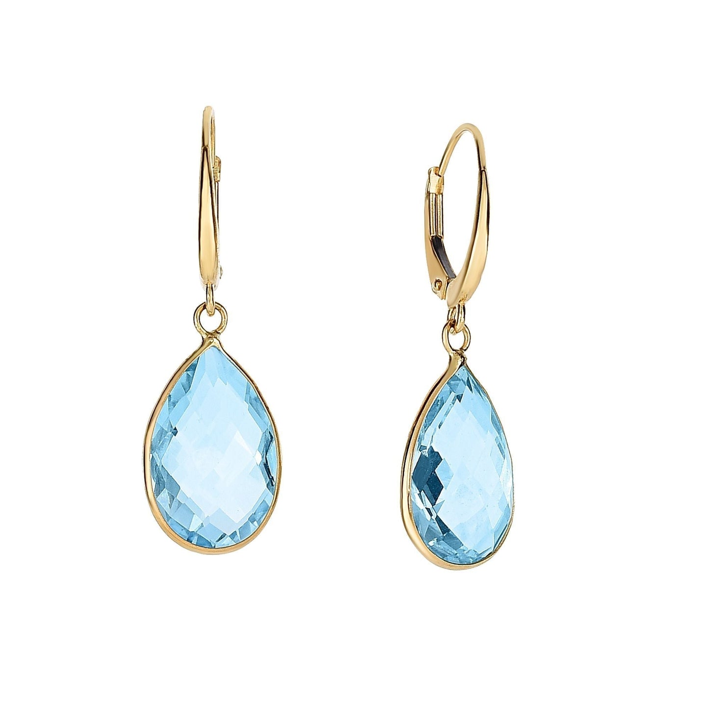 Blue Topaz Earrings