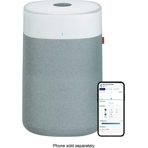 Blueair Blue Pure 211i Smart Extra Large Room Air Purifier, White / Gray