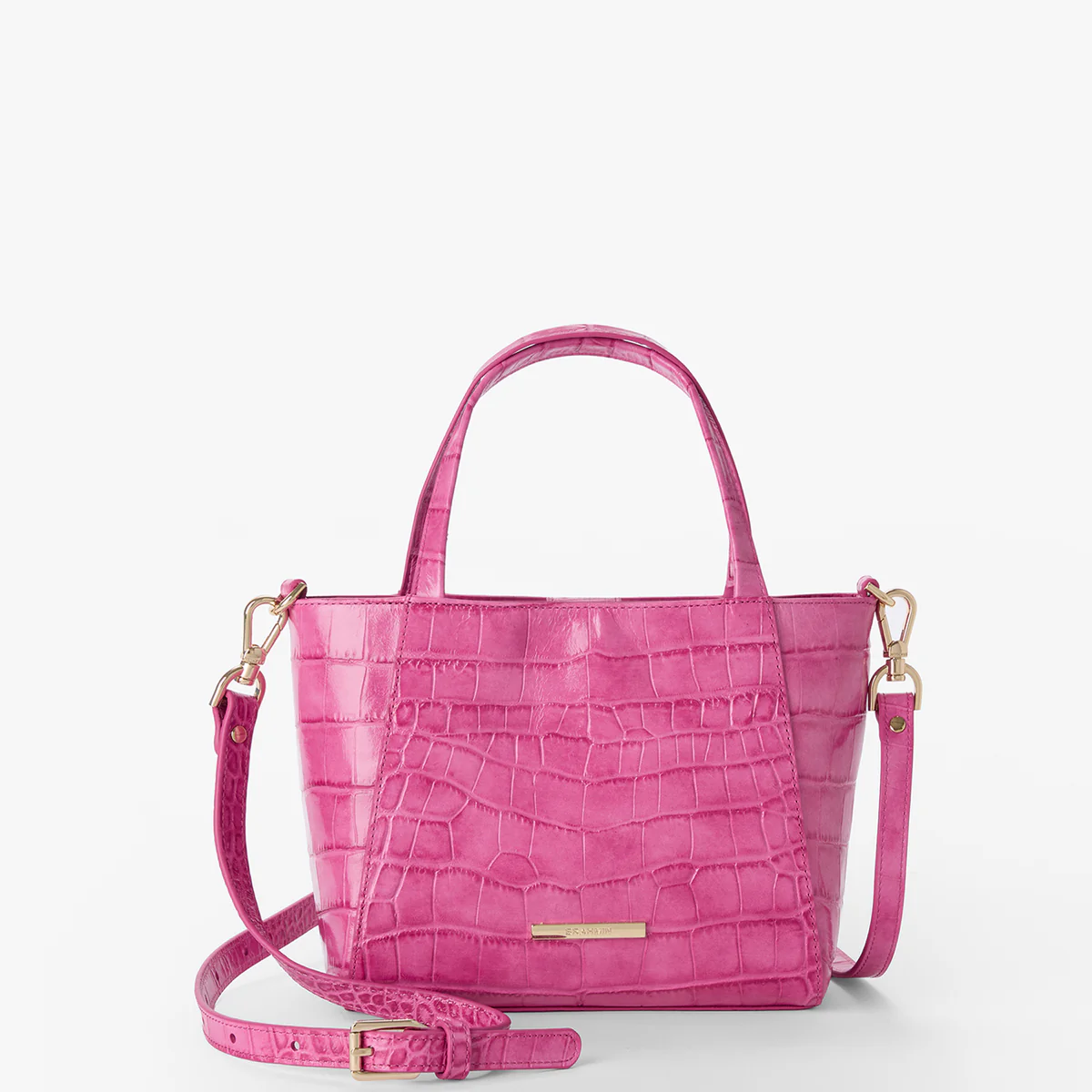 Brahmin Alba Collection Small Mona Tote, Pink