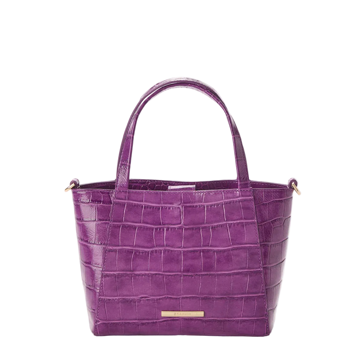 Brahmin Alba Collection Small Mona Tote, Purple
