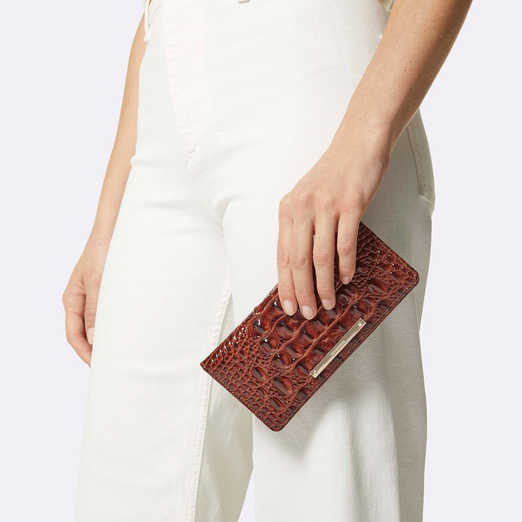 Brahmin Alden Road Collection Ady Wallet, Blue Alden Road