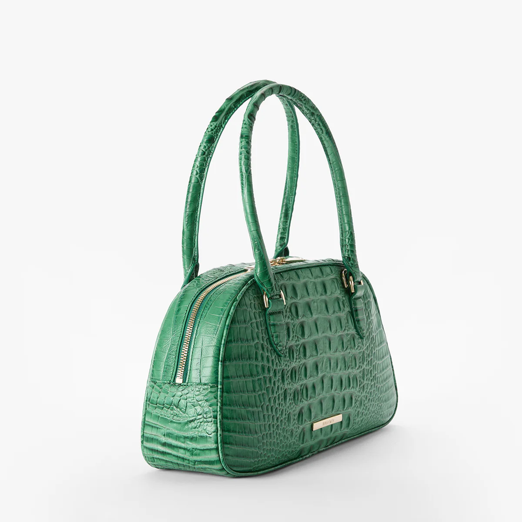 Brahmin Alden Road Collection Angie Satchel, Palm