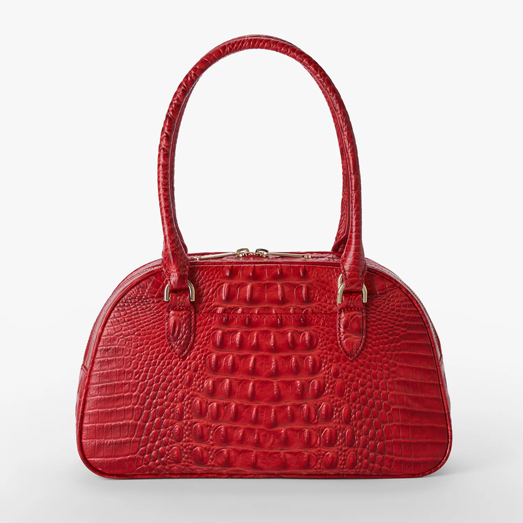 Brahmin Alden Road Collection Angie Satchel, Salsa