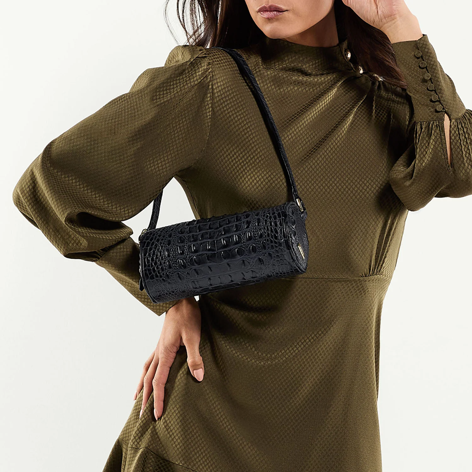 Brahmin Alden Road Collection Billie Shoulder Bag, Black