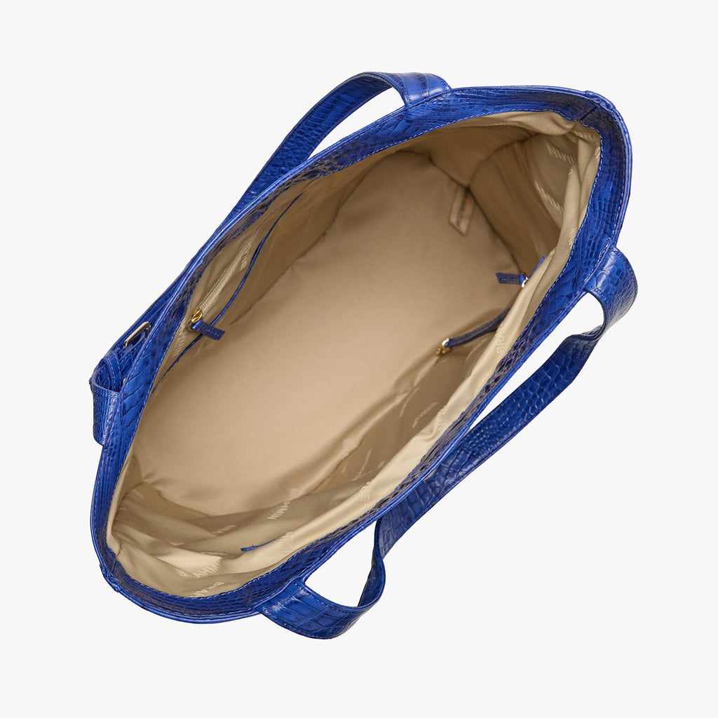 Brahmin Alden Road Collection Brayden Tote, Blue Alden Road